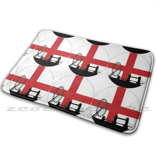 Teppiche England Design 1 Matte Teppich nicht rutschfestes Wasser absorbieren