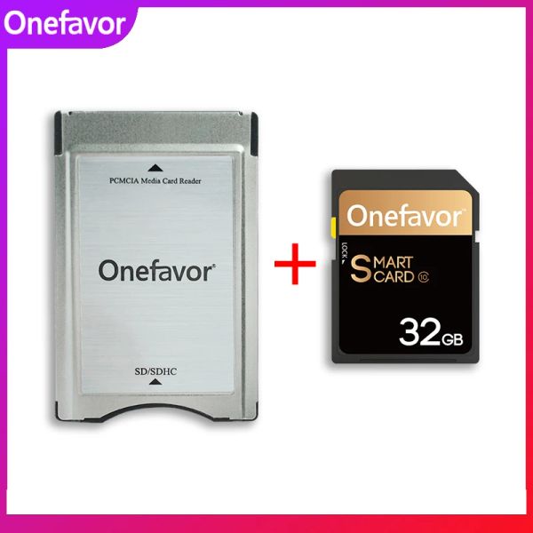 Карты OneFavor 32GB 16GB U3 SDHC Memory 90MB/S SD -карта с адаптером PCMCIA CARD Reader для Mercedes Benz Mp3 Card Memory Card