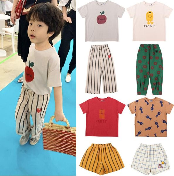 2020 Jelly Nuove bambini estivi per bambini Shrits for Boys Girls Cine Fashion Stampa a maniche corte T magliette per neonati di cotone per bambini Topsimi 10064118555