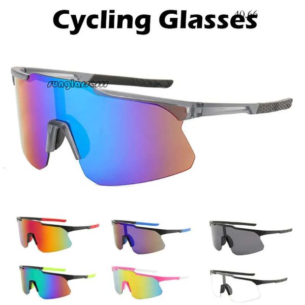 óculos de sol homens, óculos de ciclismo de óculos ao ar livre, óculos de sol de moldura grande para homens e mulheres anti -ultravioleta bicicleta acionando UV400 Riding 10 Cores 231017