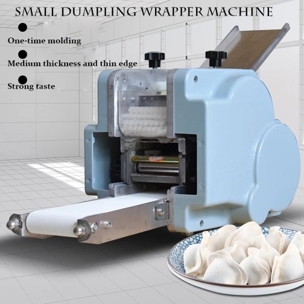 Grinders Electric Dumpling Wrappers Maker Wonton Haut Slicer Machine Handelshaus Kleines Rolling Press Pasta -Teig -Verpackung 220 V 110 V