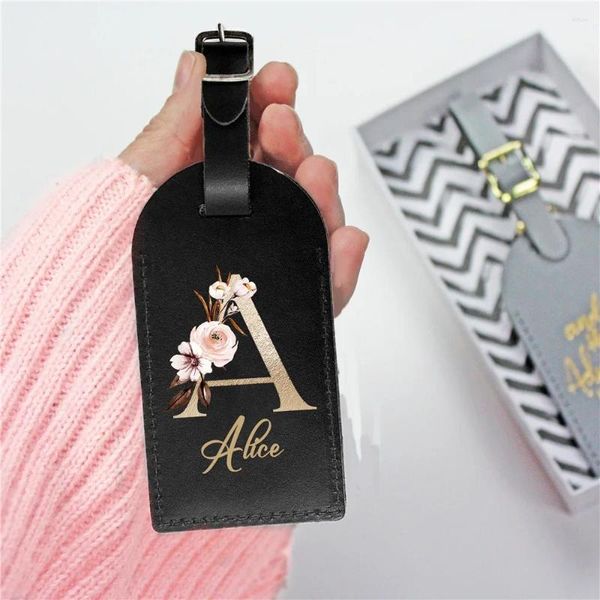 Favor favorita Carta personalizada com nome Leather Bagage Tag Setas Label Baggage Boarding Tags Tags Viagem Acessorie de casamento Presente de aniversário