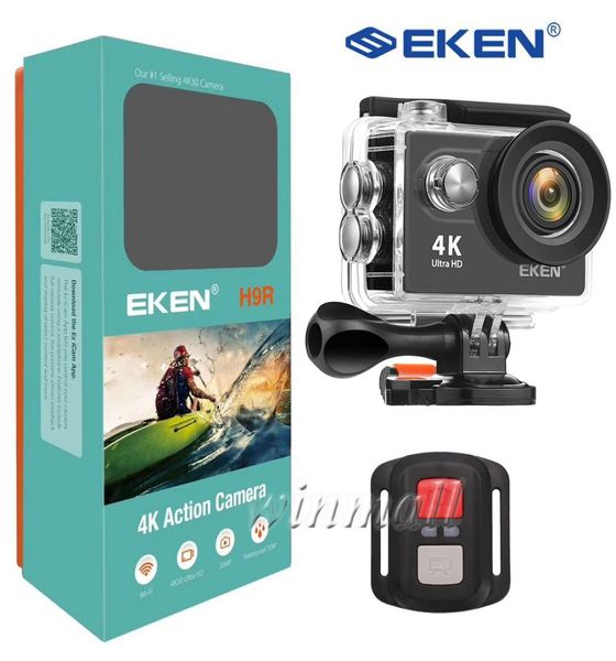 Originale Eken H9R Remote Control Ultra HD 4K Action Camera WiFi 20Quot 170D Elmetto impermeabile Underwater Sport Cam mini DV8140952