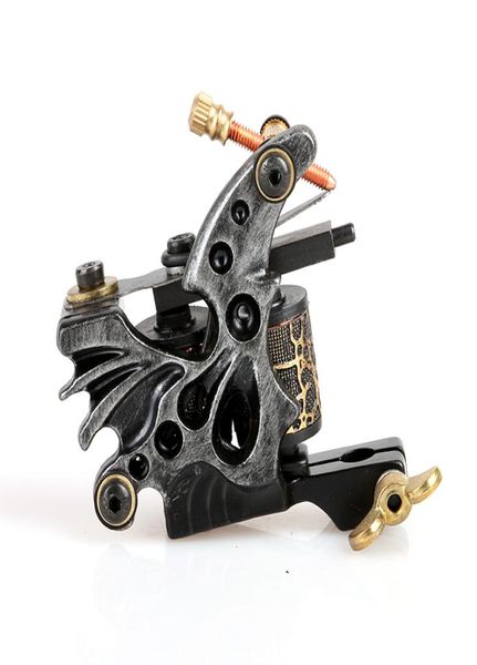 Máquina de tatuagem de alta qualidade para shader Black Cast Iron Tattoo Motor Gun Kits de alimentação de alta qualidade Kits Tool9276302