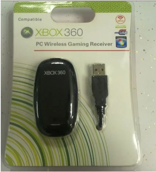 Acessórios PC Adaptador de receptor USB do controlador sem fio PC para Microsoft Xbox 360 para Xbox360 Windows XP/7/8/10