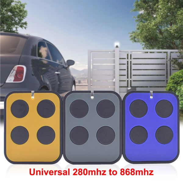 Anéis Novo estilo 280868MHz Multi Frequency Remote Control Gate Garage Porta Abridor de portas fixo Rolling Controlador Copiar barreira de chaveiro