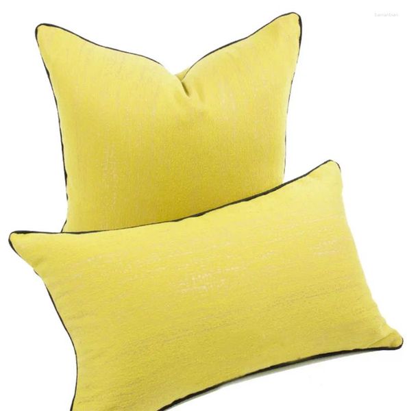 Kissen Mode Yellow Solid Decorative Throw Pillow/Almofadas Fall 45 50 30x50 Europäische Moderne ungewöhnliche Cover Home Dekoration