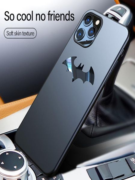 Caixa de telefone PC de metal ultrafino Batman para iPhone 11 Pro Max SE xsmax xr xs x 8 7 6s 6p Covernético 6286281