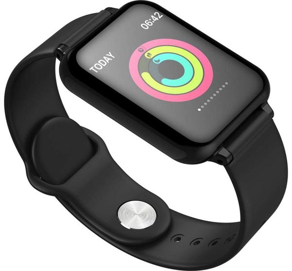 2020 Android Smartwatch IP67 Su Geçirmez Dokunmatik Ekran iOS Akıllı İzle Akıllı Telefon Akıllı Bileklik Akıllı Sıkışma Kan Basıncı5342474