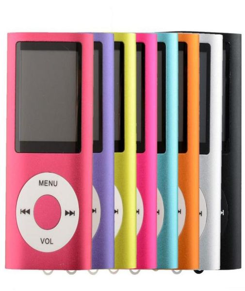 Yeni 4th Nesil Mp3 Mp4 Oyuncu Slim 4th 18quotlcd Video Radyo FM Player Desteği 4GB 8GB 16GB 32GB Mikro SD TF Kart MP44752344