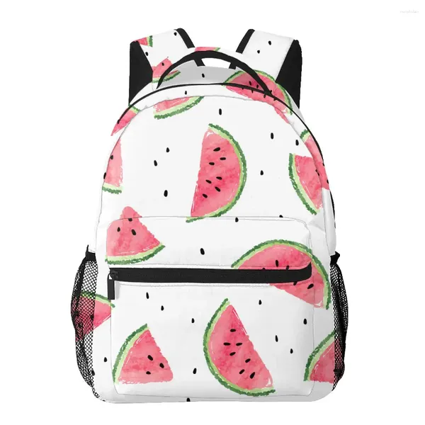 Rucksack weibliche Aquarell Wassermelonenscheiben der Frauen College School Dudelsübtaschen für Teenager für Teenager -Mädchen