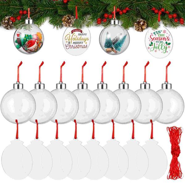 Декоративные фигурки Hanabass 16pcs чистые рождественские украшения висят подвески для мяча