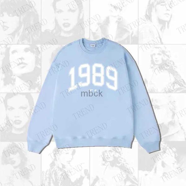 Mens Hoodies Kpop T.S 1989 2023TAIL ERA TOUR GÜZEL ÇERÇEVOLU OUNCH CARDAN BÜYÜK BOYDA PAKİ Y2K Büyük Boy Sevimli Sweatshirt 240412