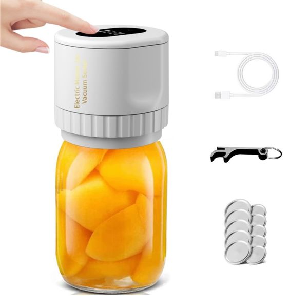 Wetdry Dual -Gebrauch Mason Jar Vakuumversiegelung Lebensmittel Wartung kostenlose Haushalts Küchengeräte Frisch Lebensmittelschutz, gut aussehen Mini Vakuumversiegelung