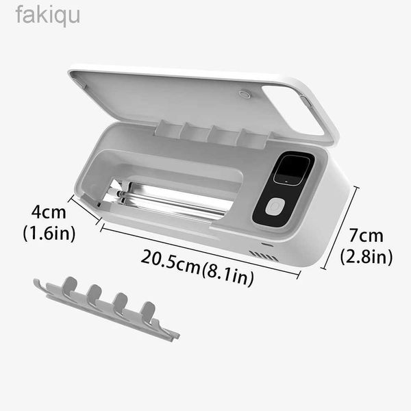 Zahnbürste Desinfektionsmittel UV-Wand Zahnbürstenhalter wiederaufladbare Wandmontage mit LED-Anzeige schnell Trocknen UV Sterilisation Badezimmerzubehör 240413