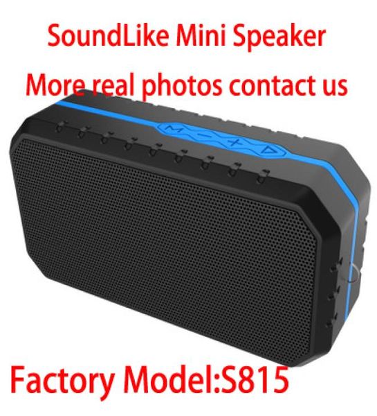 Top Mini S815 Портативный Bluetooth Sound Sound Desireless Speaker Subwoofer Spereo Subwuper Dinger