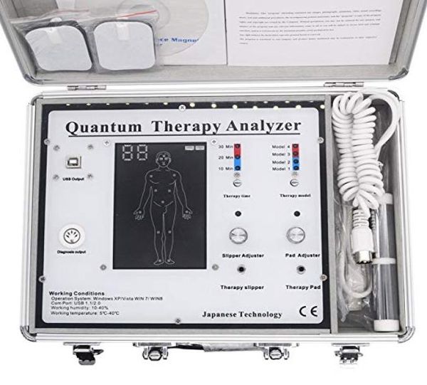 Analyzer di terapia quantistica Massager 2023 Nuovi 54 Rapporti 5 in 1 Agopuntura di elettroterapia per il corpo di risonanza magnetica Elettroterapia EL5912838