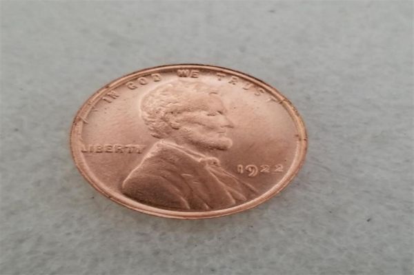 US Lincoln One Cent 1922PSD 100 Медные копии монеты Металлические ремесленные умирают завод по производству 242G3006531