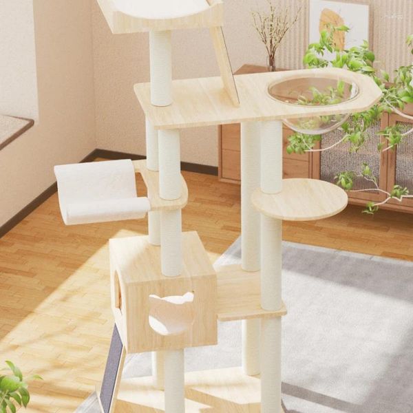 Abbigliamento per cani CATTURA CATTO CAMPARE SISAL SALLO SISAL GRANDE NEST INGETRATO I NEST non copre un'area dell'albero della torre spaziale