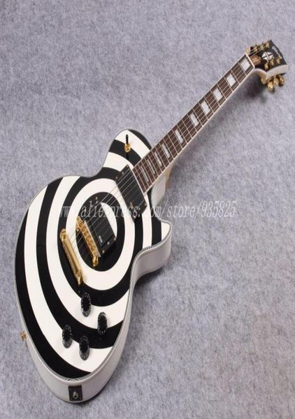 2012 nova fábrica de guitarra de chegada bonita g tipo Zakk Wylde Signature Bulls Eye Shop Custom Shop Guitar9965964