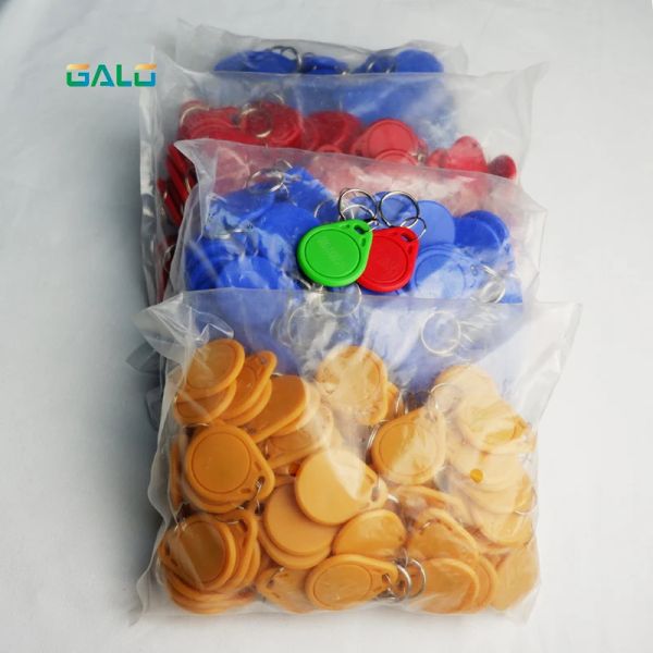 Anahtarlıklar 100 PCS 13.56MHz IC M1 KEYFOBS Etiketleri Erişim Denetimi RFID Anahtar Bulucu Kart Token Katılım Yönetimi Anahtarlık