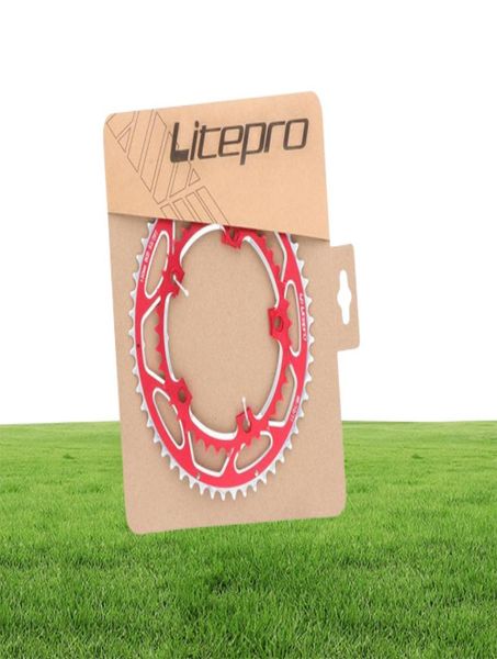 Litepro catena a catena doppia corona bcd 130mm in lega di alluminio bici pieghevole 5339t corinanti Iamok Bicycle Parti313T3985757