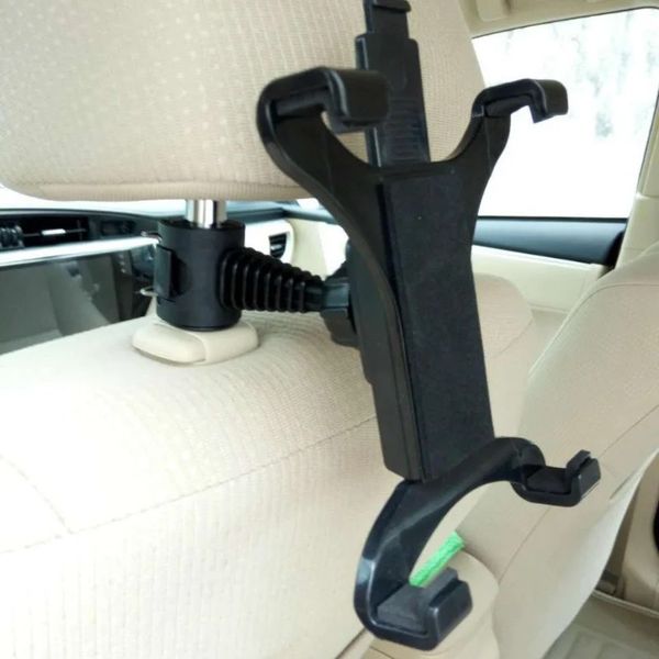 Porta del supporto per auto da tablet per iPad 2/3/4 Air Pro Mini 7-11 'Universal 360 Rotazione Staffa posteriore SETTO Montaggio Auto PC Handrest PC