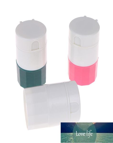 4 in 1 tragbare 4 -Schicht -Pulver -Tablette Pulver Pill Cutter Medicine Splitter Box Storage Crusher 3 Colours5427169