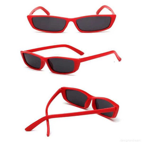 Designer Rectangle Women's Fashion Retro Small Frame Sun Glasses Vintage Square Narrow Sunglasses Trending UV400 Eyewear_voghion.com