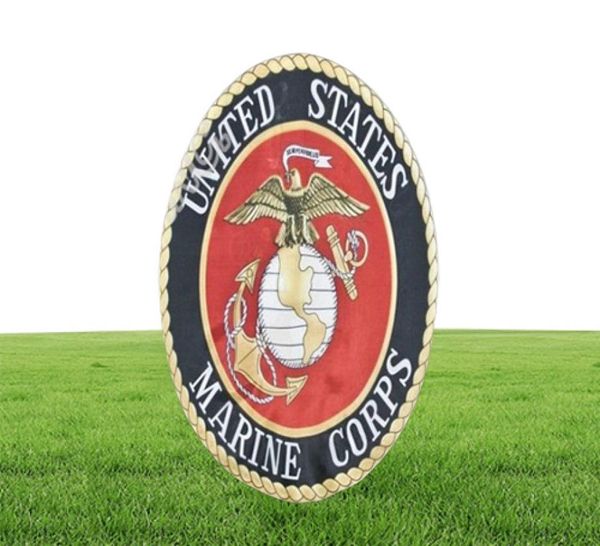 Black USMC Marines Marining Corps Emblem Flag 3ft x 5ft poliestere Banner volando 150 90 cm Flag personalizzato Outdoor3952703