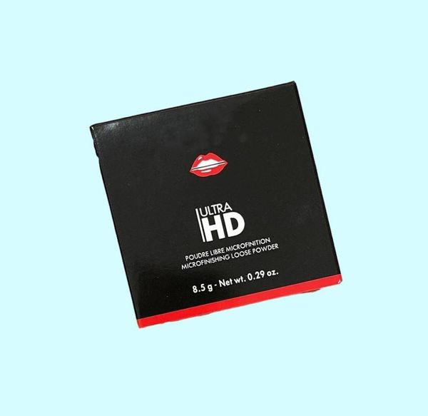 Yüz Ultra HD Mikro Bitiren Gevşek Toz 85g Gözenek Görünmez Cilt Mat Makyaj Pudrası1799302