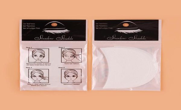 Augenbrauenwerkzeuge Schablonen 102050pcs Lidschatten Schilde unter Augenflächen Einweg -Schatten -Make -up -Beschützer Aufkleber Pads Eyes App2014693