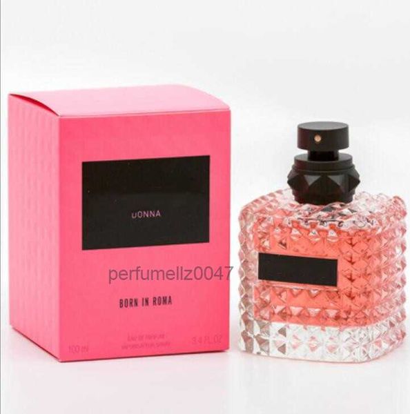 Frauen Duft 100ml geboren in Roma Koralle Fantasie Viva Eau de Parfum Langlebige Zeit gute Geruch Edp Design Brand Frau Frau Mädchen Parfums Köln Körper Mist 001