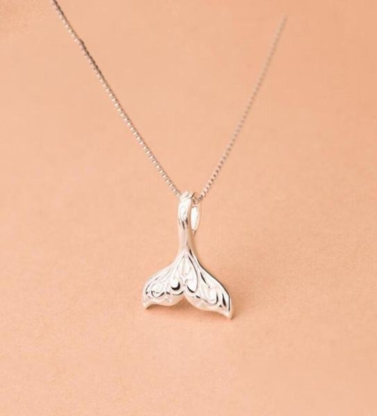 Collane a ciondolo design Design Animal Fashion Women Necklace Whale Tail Fish Charm Nautica Mermaid Eleganti Girlie Girlie Collette3718968