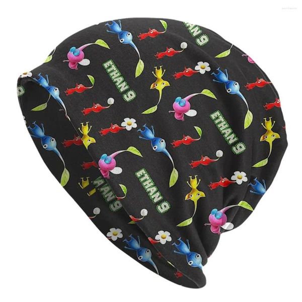 Berretti per cappelli pacchetto di personalizzazione gratis tappi di moda per uomini da donna pikmin cranio berretti da sciame cappelli in cotone cotone