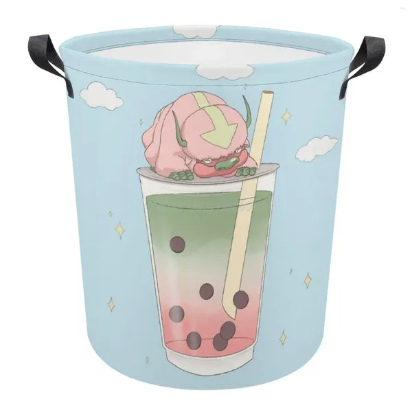 Bolsas de lavanderia Appa Strawberry matcha Latte com banheiro Boba Bola de armazenamento Organizer Storage Asian