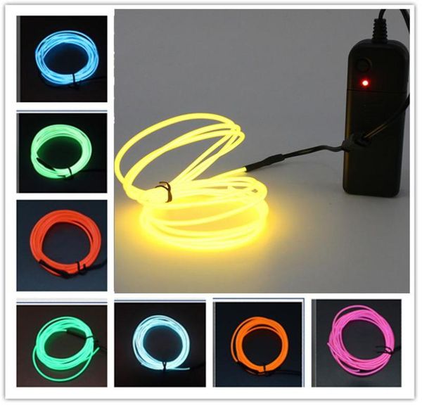 Neon Light El LED Filo al neon sotto l'auto Luci a tubo morbido flessibile Segno a LED Schegno Animebody Saomer Rope Light RGB Luces4809418