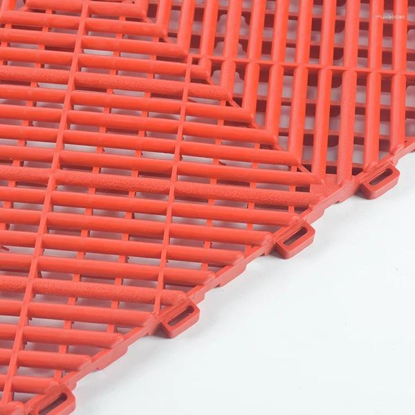 Tappeti PVC piastrelle per pavimenti da garage per auto per auto per autorizzazione di dettagli per campioni gratis durevoli 40x40x 1,8 cm