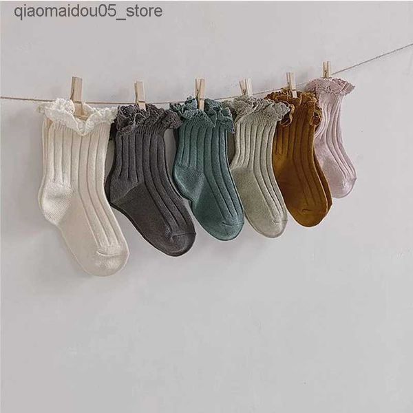 Детские носки носки конфеты детские носки кружевные носки для голеностопного сустава и носки для малышей детские носки для принцессы высококачественные Q240413