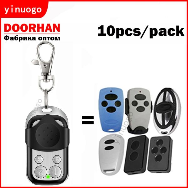 Anéis 10 PCs para Garage Compatível Doorhan Transmissor 2 4 Controle remoto Pro Duplicador Duplicador Doorhan Garage Door Belrent Keychain abridor