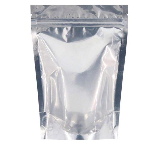 50 шт. 9x15 см. Запояшные сумки для хранения пищи на Ziplock Mylar Алюминиевая фольга Стоимость мешков с прозрачным фронтом для Foodsaverherb 4319442