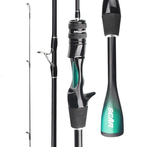 Ultra Light Fishing Rod Carbon Faser Spinnen und Gussköderstangenmolch