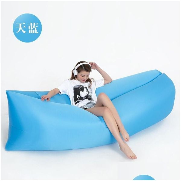 Спальные мешки с помощью портативного кулачка надувного дивана складного кресла мешки с водонепроницаемой тральной воздушной кровать