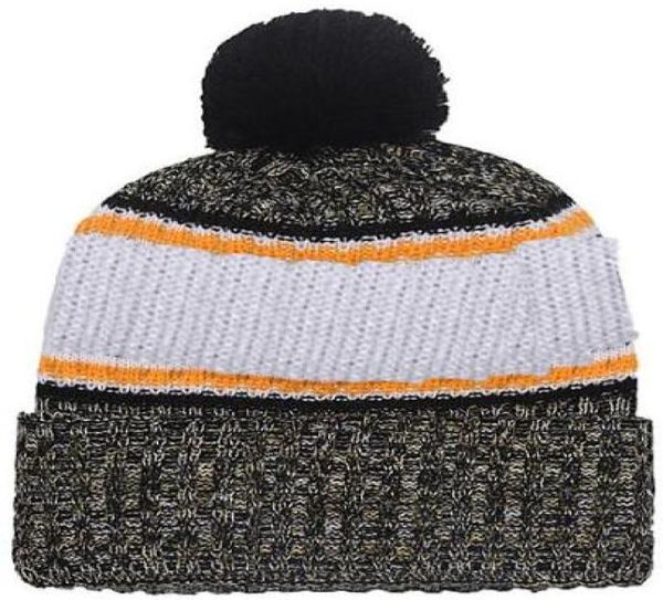 Beanie All Teams Logo Nebenkaltwetter Graphit Offizielle Revers Sport Strick Hut Winter warm gestrickt Woll Steelers Schädel Cap2345053