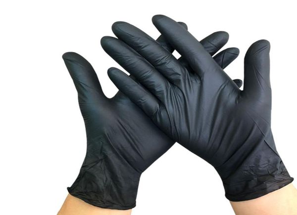 100200pcs Black Mosate Wittoni Wittles Latex DishashingKitchenworkWorks Gloves universali per mano sinistra e destra2772853