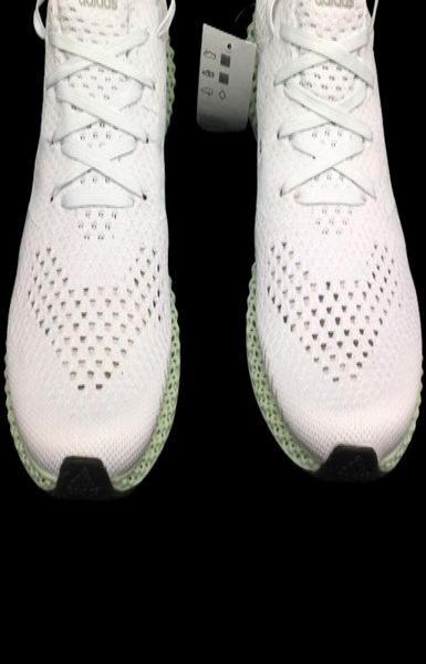 FutureCraft Alphaedge 4D Ltd Aero Print White BD77701 CHICAS MENINAS MENINAS SPORTS SLAPERS CASUAL TRINEIROS COM