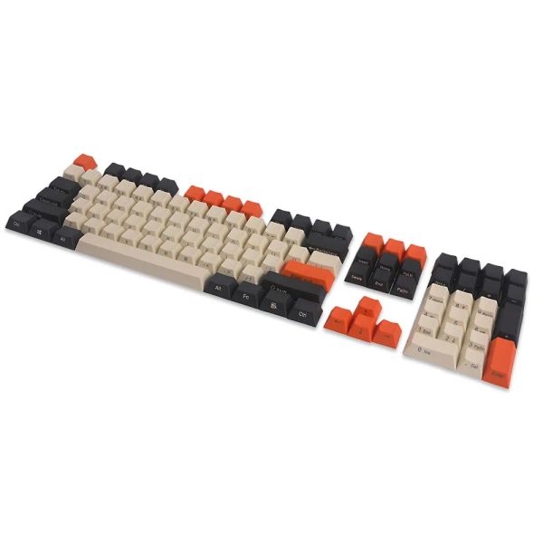 Accessori RK 104 CARBON PBT laterale SET TEMINI PUNTAGGIO ANTERIORE, ANSI Layout Noncklit per il 60%/61/71/87/104 RK71 Tastiera di gioco meccanico