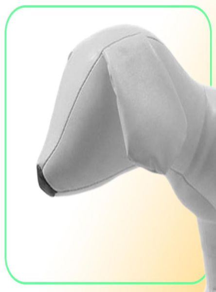 Nuovo carino in pelle PVC Dog Torsos Dog Models Dog Mannequins Mannequin Blackwhite Standing Position Models Dogs Piet Toy 1Set1046557