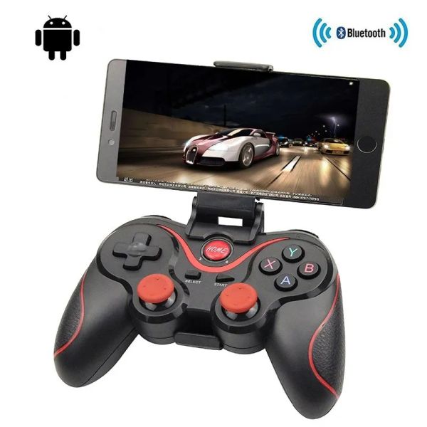 GamePads T3 X3 Беспроводные джойстики поддержка Bluetooth 3.0 Gamepad Game Controller Control для планшетного ПК Android Смарт -мобильный телефон Android