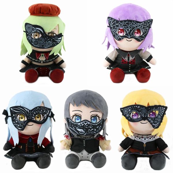 Cross Border Spot New Product Face Face Ball Sitting Doll Anime Cartoon Plush Toy Doll